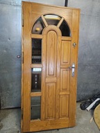 DRZWI Zewnętrzne Jesionowe Drewniane Wejściowe 96x208cm