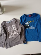 2 szt koszulka t-shirt chłopięca bawełna r 104-116