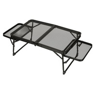 Stół turystyczny Ikonka 40 x 87 x 27 cm czarny