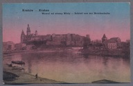 Kraków Wawel od Wisły Piaskarze ok.1914r. f239