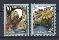 JUGOSŁAWIA ** EUROPA, woda, jaskinia, wydra, ptak Mi 3031-32