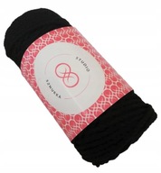 Sznurek do makram 3PLY - kolor CZARNY skręcany 3mm-50m