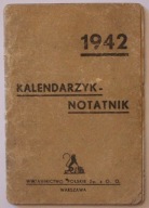 1942 KALENDARZ NOTATNIK - MINI