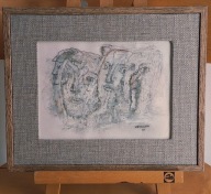 Levkovitch (1936-2025) ZAWSZE IRENA 1984 technika mieszana