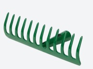 Grabie metalowe ziemia trawa liście grządki 30cm