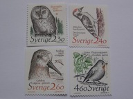 Szwecja - ptaki chronione - zestaw - Mi. 1521-23, 1525 **