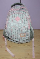 Plecak szkolny HEAD pastelowe kolory szary + róż