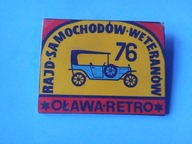 Odznaka Rajd Samochodów Weteranów Retro-Oława 1976