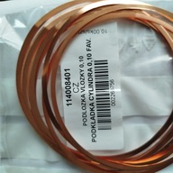 Podkładka miedziana cylindra 0.10, 012, 014 Fav./Fel./Fabia 1,4 MPI oryg.