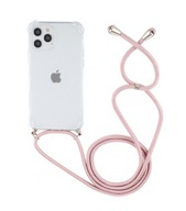 ETUI POKROWIEC DO APPLE IPHONE 11 PRO PRZEZROCZYSTE PLECKI +SMYCZ