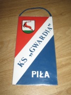 KLUB SPORTOWY GWARDIA PIŁA sekcyjny proporczyk z PRL