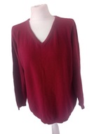 Męski lekki sweter bordowy r M