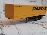 ~*~ ORYGINALNY HERPA..NACZEPA SKRZYNIA Z PLANDEKĄ..DANZAS ~*~