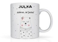 Kubek z imieniem na Walentynki na prezent na urodziny