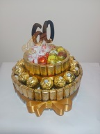 SŁODKI BOX Z CZEKOLADEK MERCI FERRERO I RAFFAELLO PREZENT NA URODZINY