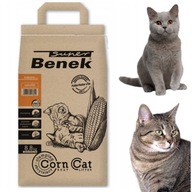 ŻWIREK DO KUWETY DLA KOTA SUPER BENEK CORNCAT NATURALNY 14L DLA ZWIERZĄT