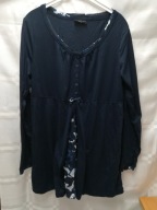 GINA BENOTTI Bluzka - tunika dwuwarstwowa dzianina rozm M (40-42)