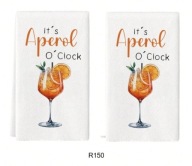 Ręcznik do rąk ścierka kuchenna zestaw 2 szt APEROL SPRITZ R150