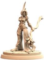 Zealot of Elder Gods Cthulhu Pinup B Fantasy RPG D&D Druk 3D NSFW