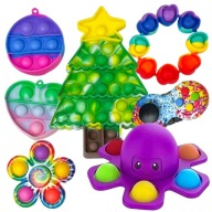 KALENDARZ ADWENTOWY POPIT GNIOTKI SPINER DLA DZIECI ŚWIĘTA MIKOŁAJ