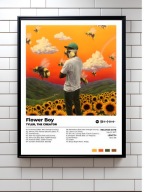 Tyler, The Creator „Flower Boy” Prezent album ozdoba na ścianę | plakat A3