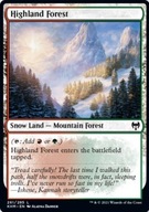 MTG 2x Highland Forest KHM