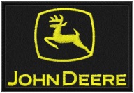 Termo Naszywka John Deere Jeleń Logo Haftowana