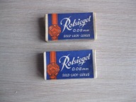 SOLINGEN - stare żyletki GOLD-LACK-LUXUS 0.08 mm ROTSIEGEL