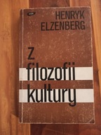 Z filozofii kultury H. Elzenberg
