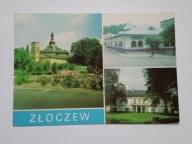ZŁOCZEW - klasztor, pałac, pawilon handlowy - pocztówka