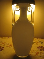 Wazon Amfora - Słuczan - Orkusz PRL mleczny