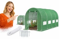 TUNEL FOLIOWY OGRODOWY SZKLARNIA UV-4 OCYNKOWANY 3 X 2 X 2 M 6 M2 SOLIDNY