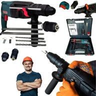ZESTAW MLOTOWIERTARKA MLOT UDAROWY WIERTARKA MOCNA + WALIZKA + WIERTLA