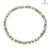 72337 Bransoletka złota stal chirurgiczna kolorowe koraliki