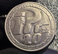 20 zł 1964r,Klucz, Sierp, Kielnia, próba PRL - RZADKIE