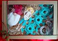 Zestaw na choinkę z makramy