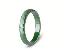 85047 Pierścionek ceramiczny 3 mm szlifowany średnica 22 mm zielony