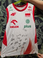 Koszulka kobiecej reprezentacji Polski w piłce siatkowej z autografami