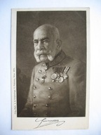 AUSTRO-WĘGRY CESARZ FRANCISZEK JÓZEF I CZERWONY KRZYŻ przedw. POCZTÓWKA