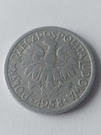 POLSKA MONETA 5 ZŁ 1989 ROK Z WORECZKA MENNICZEGO