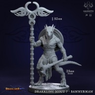 Drakkling Scout 7 - Drakklings - figurka RPG DnD D&D - druk 3D 14K