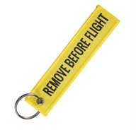 Brelok REMOVE BEFORE FLIGHT żółty