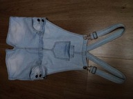 DENIM CO. modne spodenki ogrodniczki jeans ''XS''