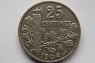 25 CENTIMES 1904 R. FRANCJA - CL442