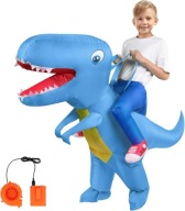 DMUCHANY STRÓJ DINO PRZEBRANIE DINOZAUR DLA DOROSŁCH HALLOWEEN IMPREZA