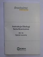 APARAT ZAUSZNY WIDEX BRAVISSIMO INSTRUKCJA OBSŁUGI