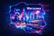 Magnes na Lodówkę miasto - Warszawa