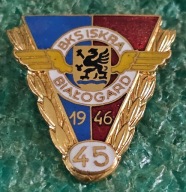 ODZNAKA BKS ISKRA BIAŁOGARD 45-LECIE 1946-1991