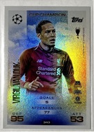 TOPPS MATCH ATTAX 2025 2026 CUP CHAMPION Virgil van Dijk LIVERPOOL 343