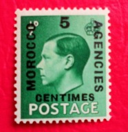 MAROKO 1917 Jerzy V czyste**